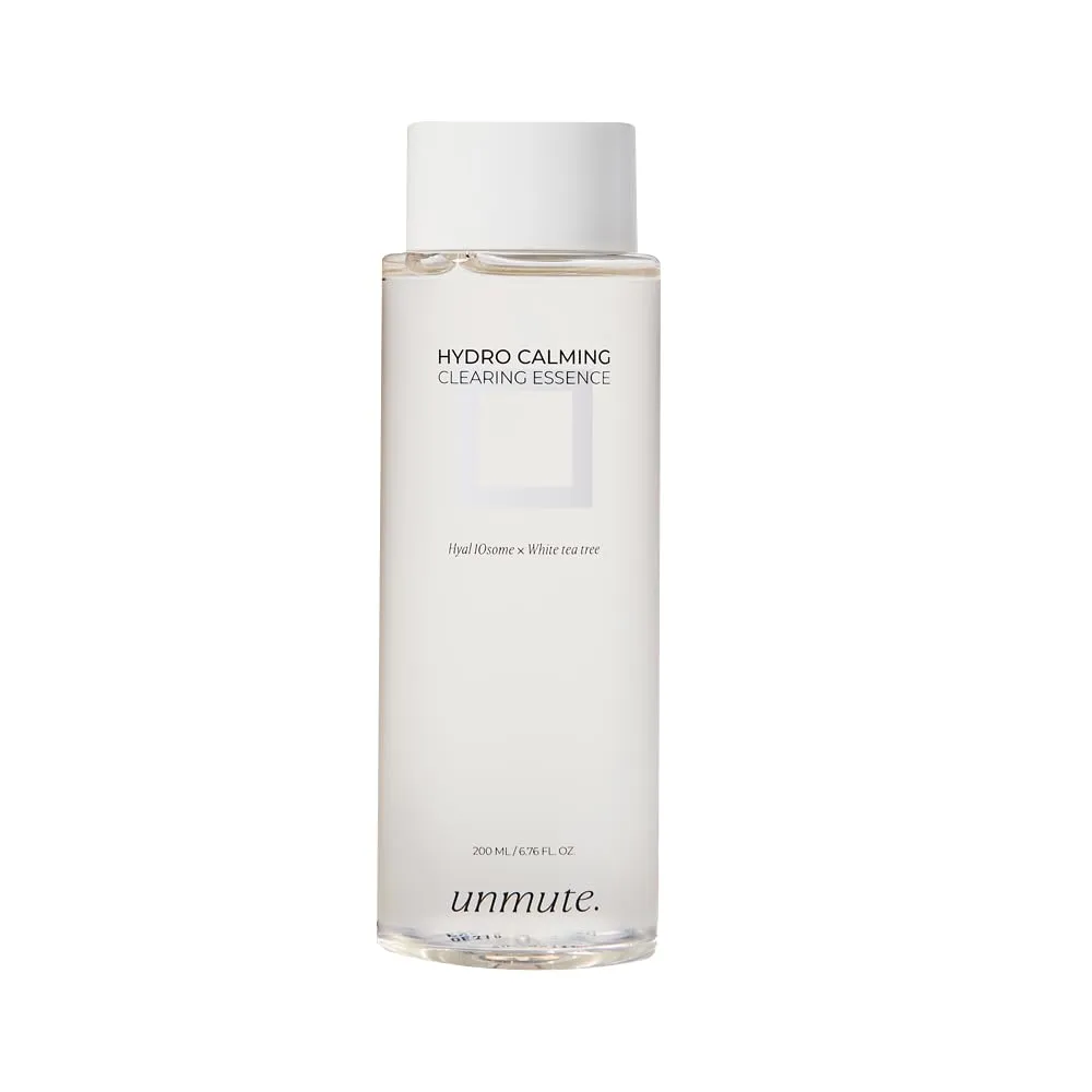 Hydro Calming Clearing Essence 200ml (6.76 oz) – Hydrating & Soothing Essence with PHA, 10 Hyaluronic Acid Complex & White Tea Tree | For Dry, Dehydrated & Sensitive Skin