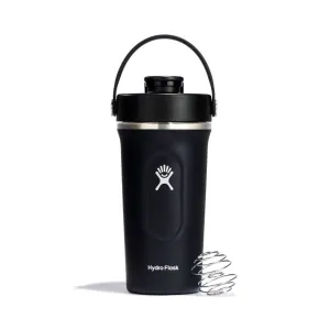 HYDRO FLASK 24 OZ INSULATED SHAKER BOTTLE BLACK