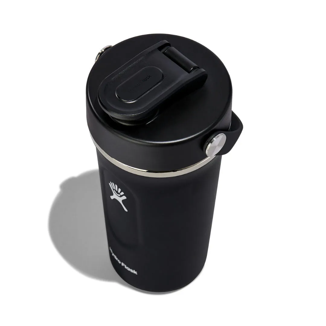 HYDRO FLASK 24 OZ INSULATED SHAKER BOTTLE BLACK