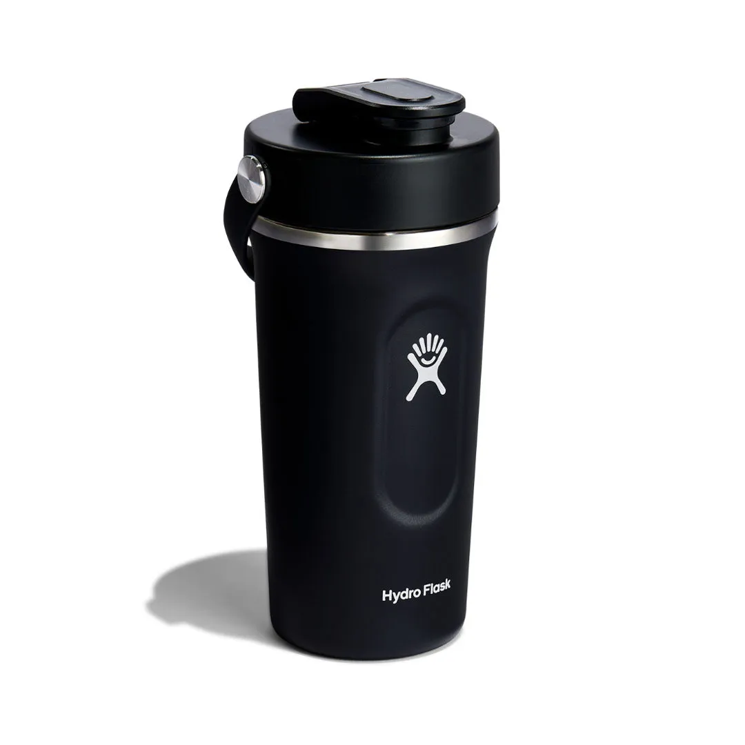 HYDRO FLASK 24 OZ INSULATED SHAKER BOTTLE BLACK
