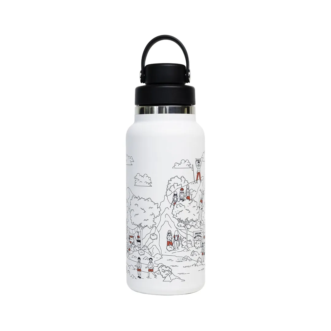 Hydro Flask 32 OZ Wide Flex Chug Cap Hey Mady White