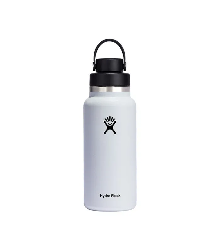 HYDRO FLASK 32 OZ WIDE FLEX CHUG CAP WHITE