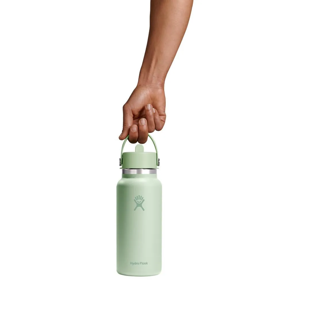 HYDRO FLASK 32 OZ WIDE FLEX STRAW CAP ALOE