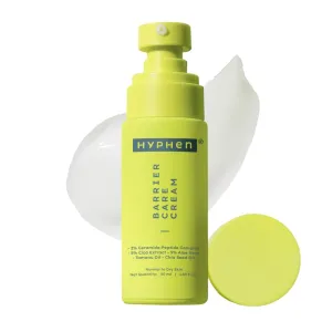 Hyph.en 2% Ceramide-Peptide Complex Barrier Repair Face Moisturizer- Normal to Dry Skin | Lightweight Gel Cream, Oil-Free Hydration for dry skin | Non-Comedogenic Non Sticky Cream for Women, Men -50ml
