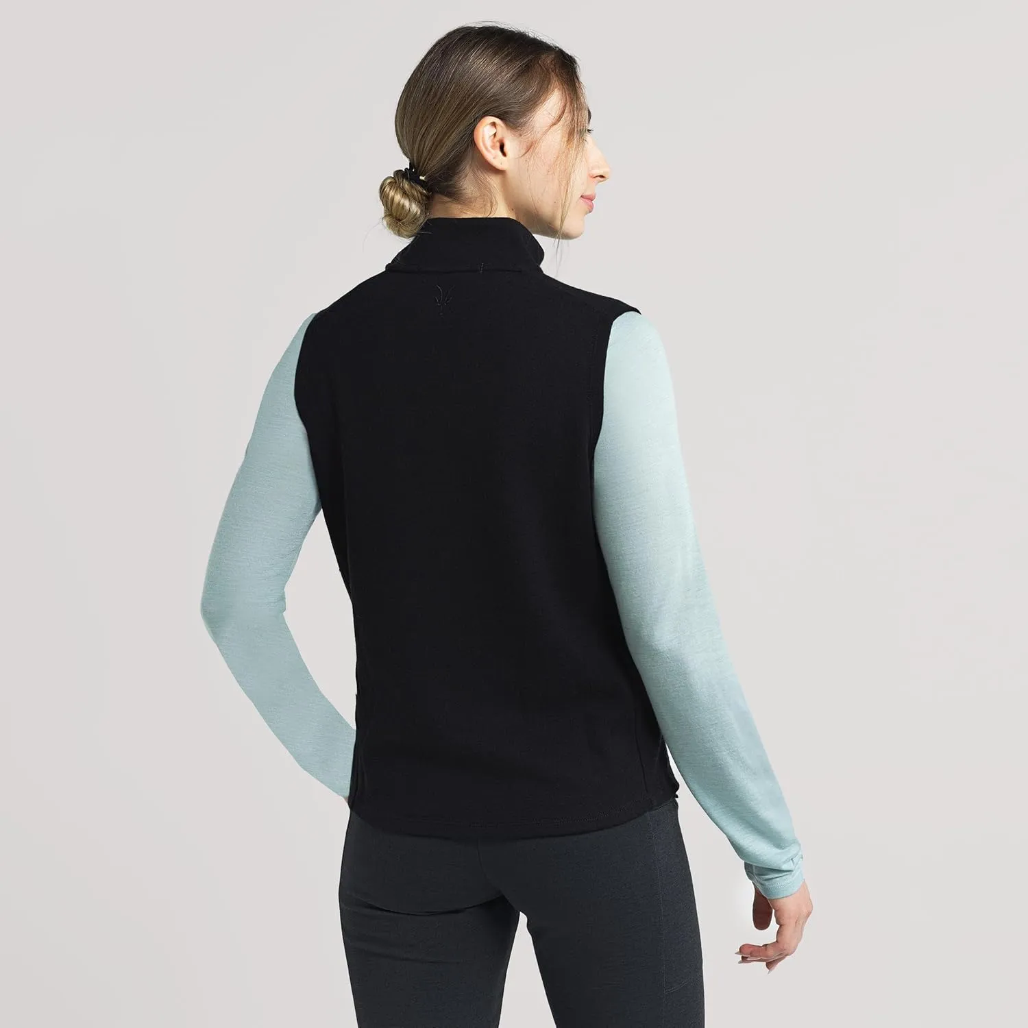 IBEX Merino Wool Shak Vest for Women | Lightweight & Warm Sleeveless Jacket | Soft & Breathable Midlayer for Outdoor Use