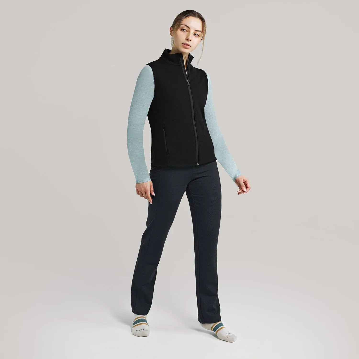 IBEX Merino Wool Shak Vest for Women | Lightweight & Warm Sleeveless Jacket | Soft & Breathable Midlayer for Outdoor Use