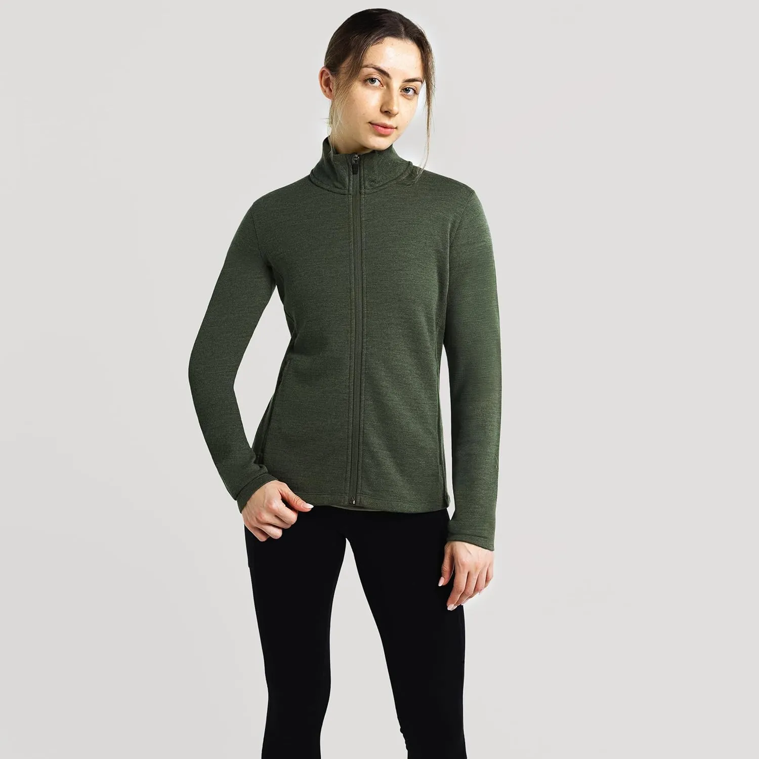 IBEX Women's Merino Wool Shak Jacket – Warm, Breathable & Durable for Hiking, Camping, Running & Travel