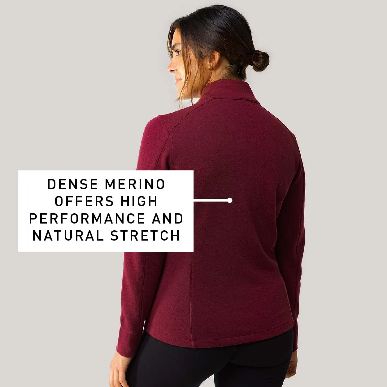 IBEX Women's Merino Wool Shak Jacket – Warm, Breathable & Durable for Hiking, Camping, Running & Travel