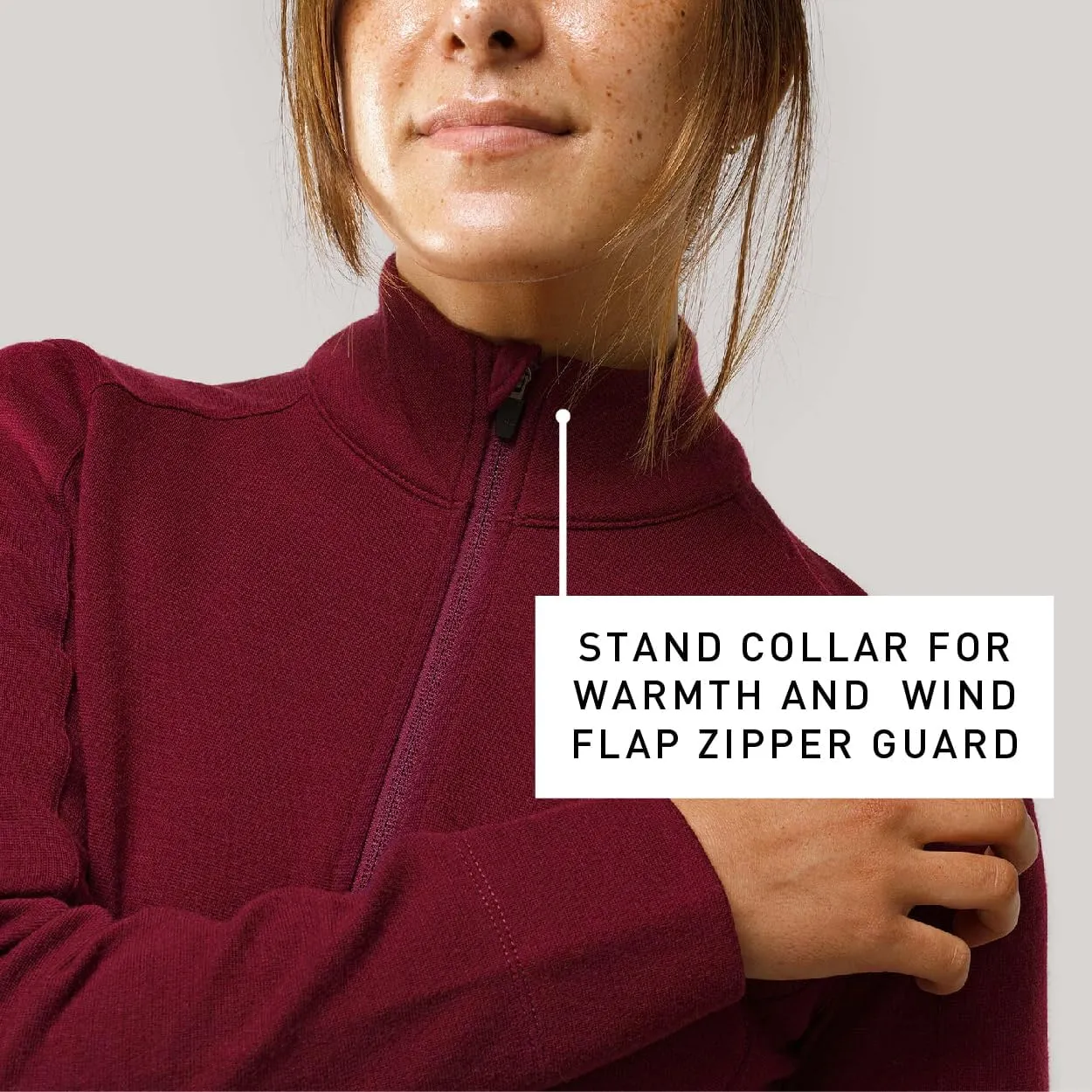 IBEX Women's Merino Wool Shak Jacket – Warm, Breathable & Durable for Hiking, Camping, Running & Travel