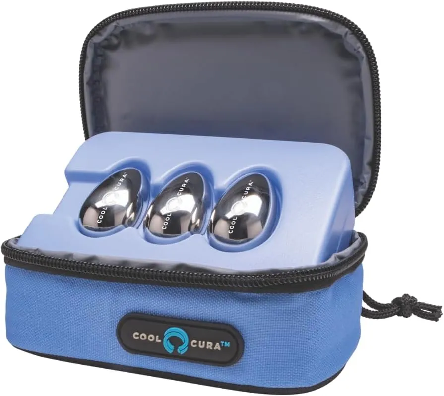 Ice Pod Cooler Set 3-Pack, Relax with Feng Fu Ice Therapy, Compatible with the Cool Cura Go Neckband, Headache Relief, Stress Relief, Anxiety Relief Items, Self Care, Ice pack Gadgets