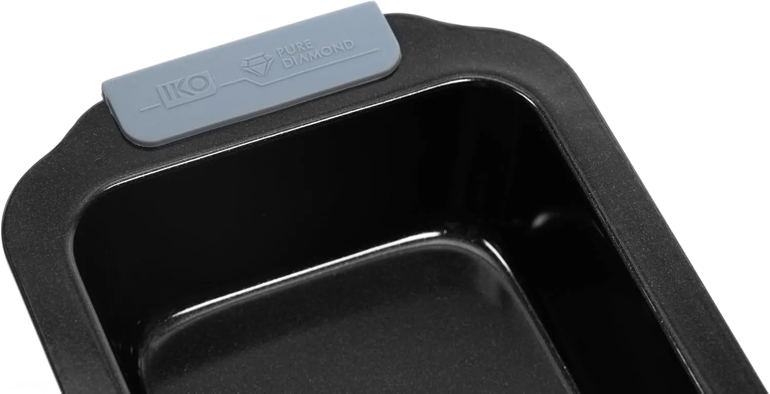 IKO Pure Diamond Ceramic Non Stick Bakeware (Black, 9"x5" Loaf Pan)