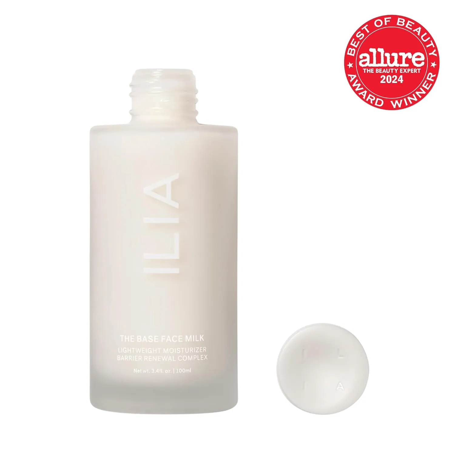 ILIA - The Base Face Milk Essence   Lightweight Moisturizer | Non-Toxic, Vegan, Cruelty-Free, Clean Makeup (Full Size, 3.4 fl oz | 100 ml)