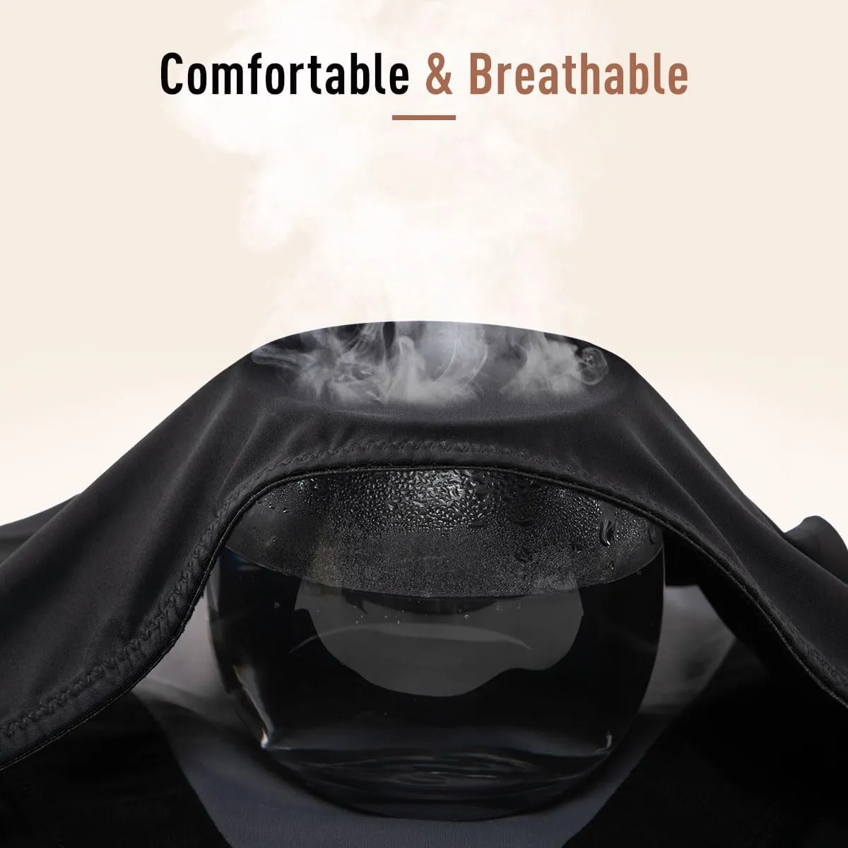 Incontinence Underwear for Women 150ml High Absorbent Leak Proof Underwear for Women Washable Women's Incontinence Panties for Incontinence Postpartum Bladder Leak 2 Pack Black/Beige M