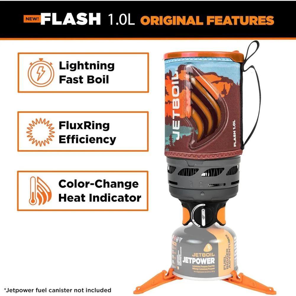 Jetboil Flash 1.0L Fast Boil System (Mountainscape)