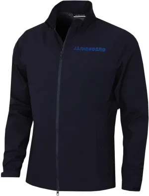 J.Lindeberg Men's Bridge Padded Waterproof Golf Rain Jacket - Surf Web - M