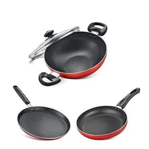 Judge Deluxe Non-Stick Cookware Set, 3-Pieces