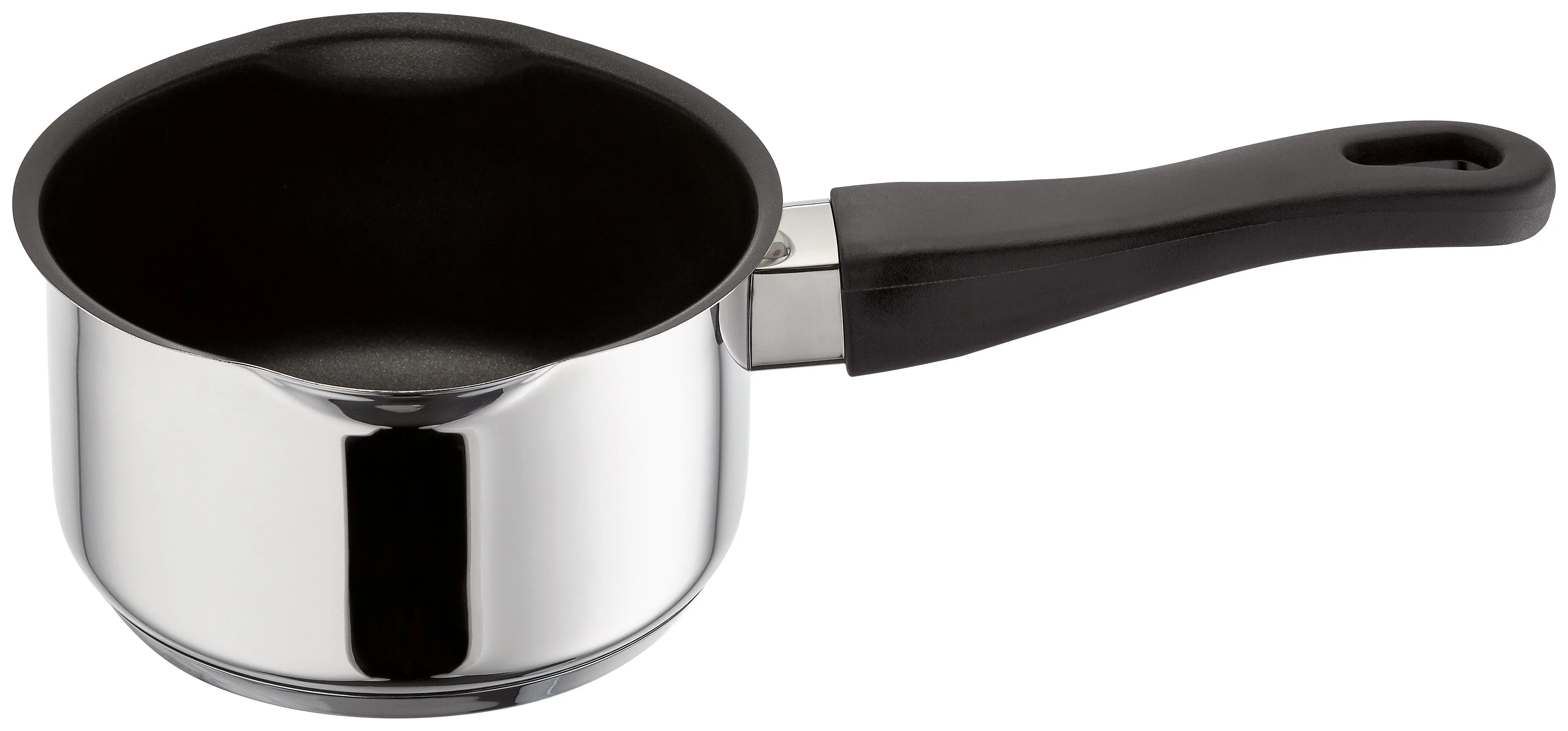 JUDGE VISTA <BR>
14cm Draining Milk Pan, 1 litre , Non-Stick <BR>