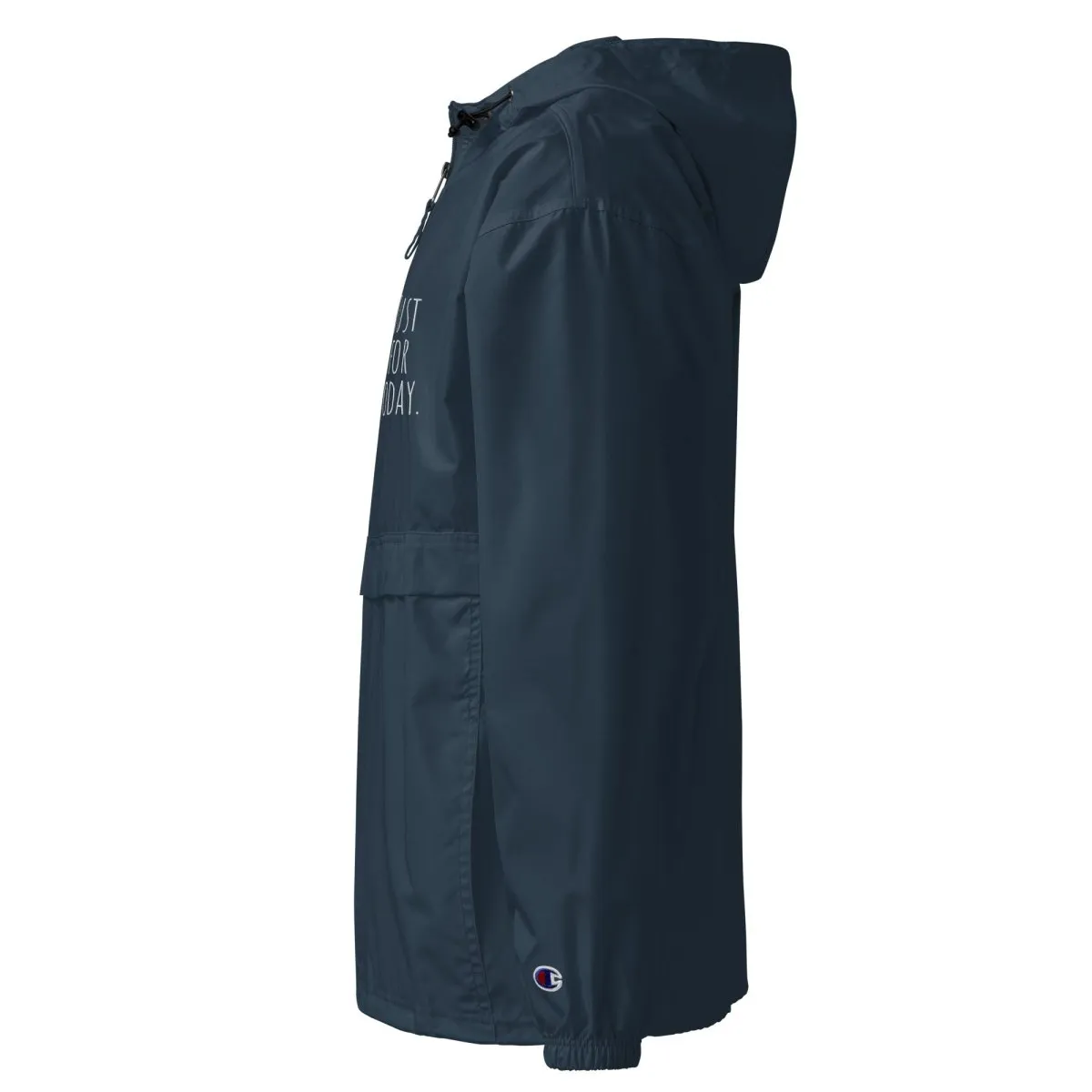 Just for Today Embroidered Packable Jacket – Mindful Outerwear