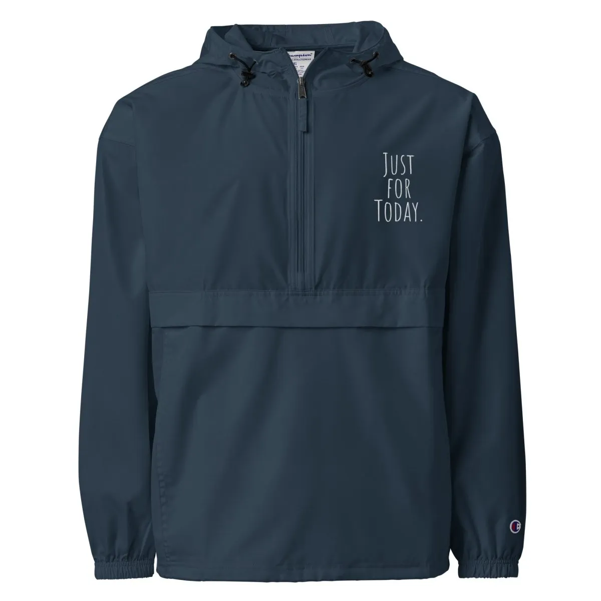 Just for Today Embroidered Packable Jacket – Mindful Outerwear