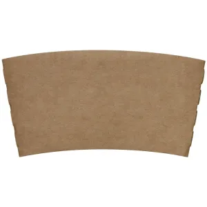 Karat C5300 (Kraft) Traditional Cup Sleeves for 10 oz. - 24 oz. Cups, Kraft (Pack of 1000)
