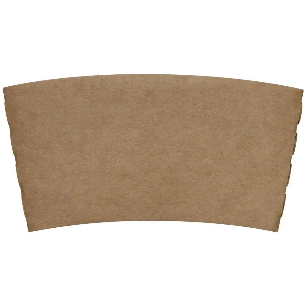 Karat C5300 (Kraft) Traditional Cup Sleeves for 10 oz. - 24 oz. Cups, Kraft (Pack of 1000)