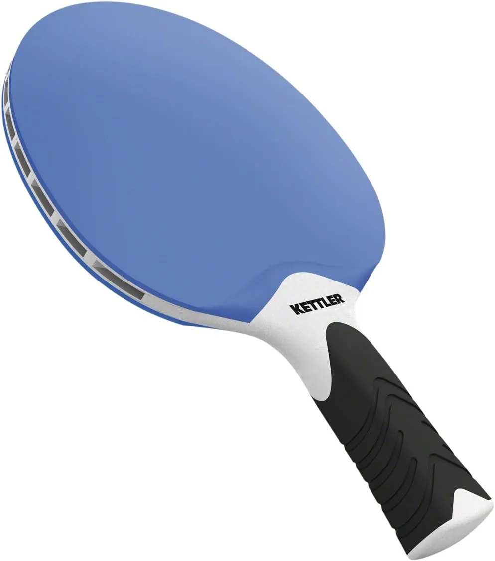 Kettler HALO 5.0 Indoor/Outdoor Table Tennis Bundle: 2 Player Set (2 Rackets/Paddles and 3 Balls)