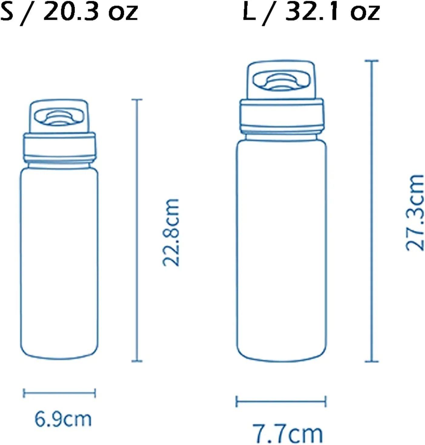 kettles Matte texture Plastic Water Bottle with Straw,Portable Sports Bottles BPA Free,Leakproof Cup Durable,for Fitness,Students Gift canteen(A,Medium)