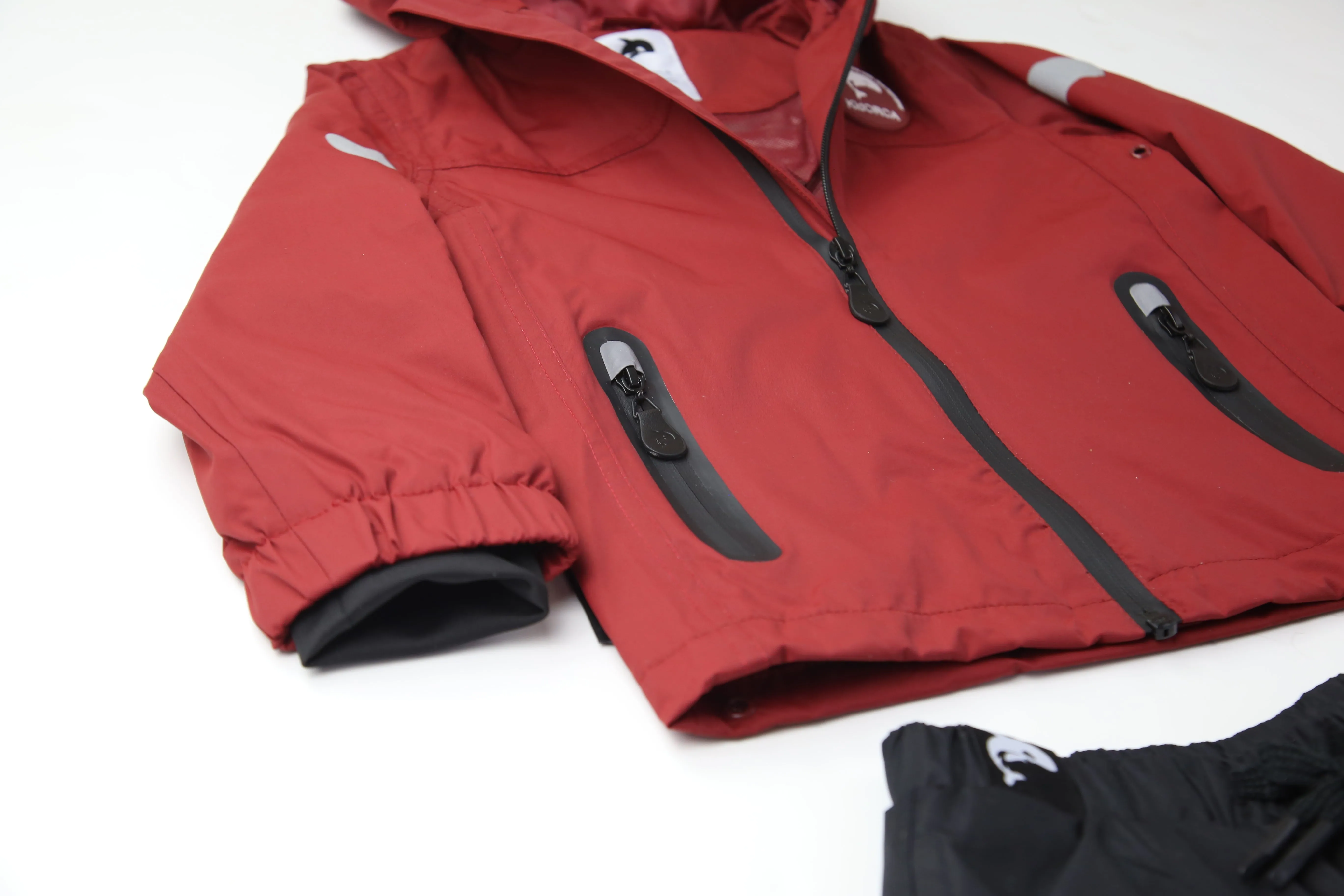 KidORCA Kids Rain Jacket _ Merlot