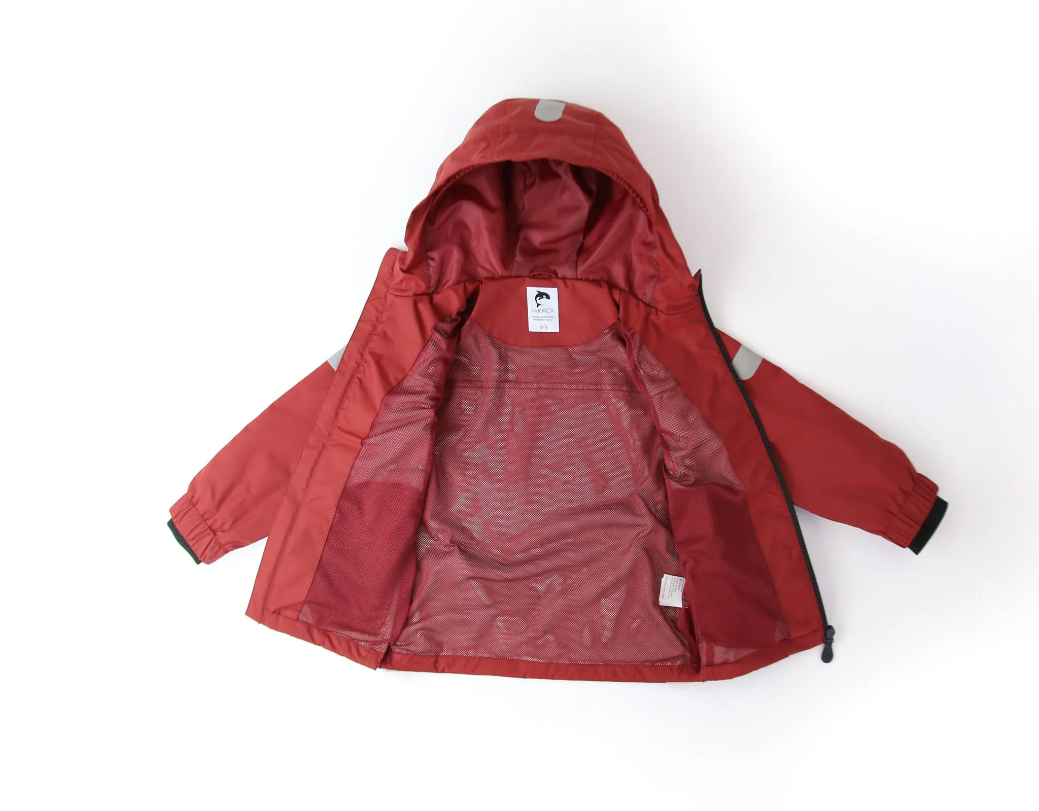 KidORCA Kids Rain Jacket _ Merlot