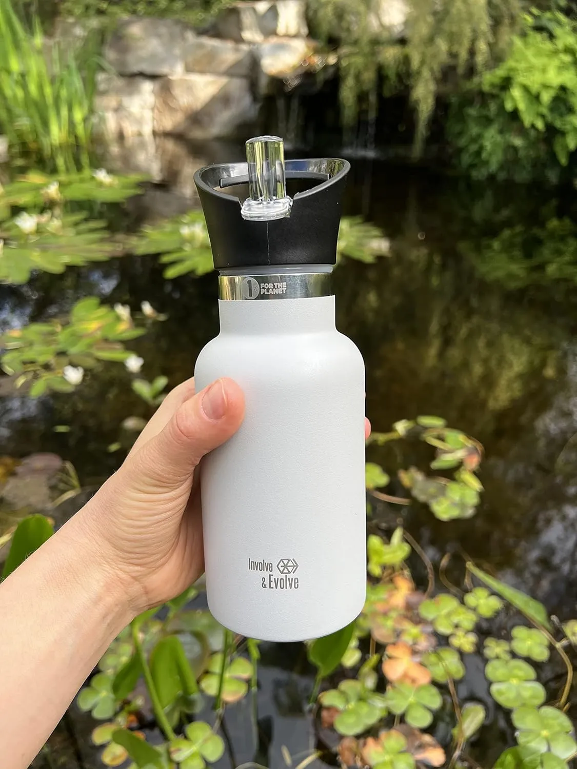 Kids Water Bottle Easy-Sip Straw Lid Leak-Proof Insulated Stainless Steel Thermos Perfect for School & Pickleball 3 Lids BPA-Free Keeps Drinks Cold for 24 Hours
