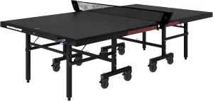 Killerspin MyT Max - Ping Pong Table, Foldable Table for Table Tennis, Portable Ping Pong Table Set with Built-in Paddle and Ball Storage, 25mm