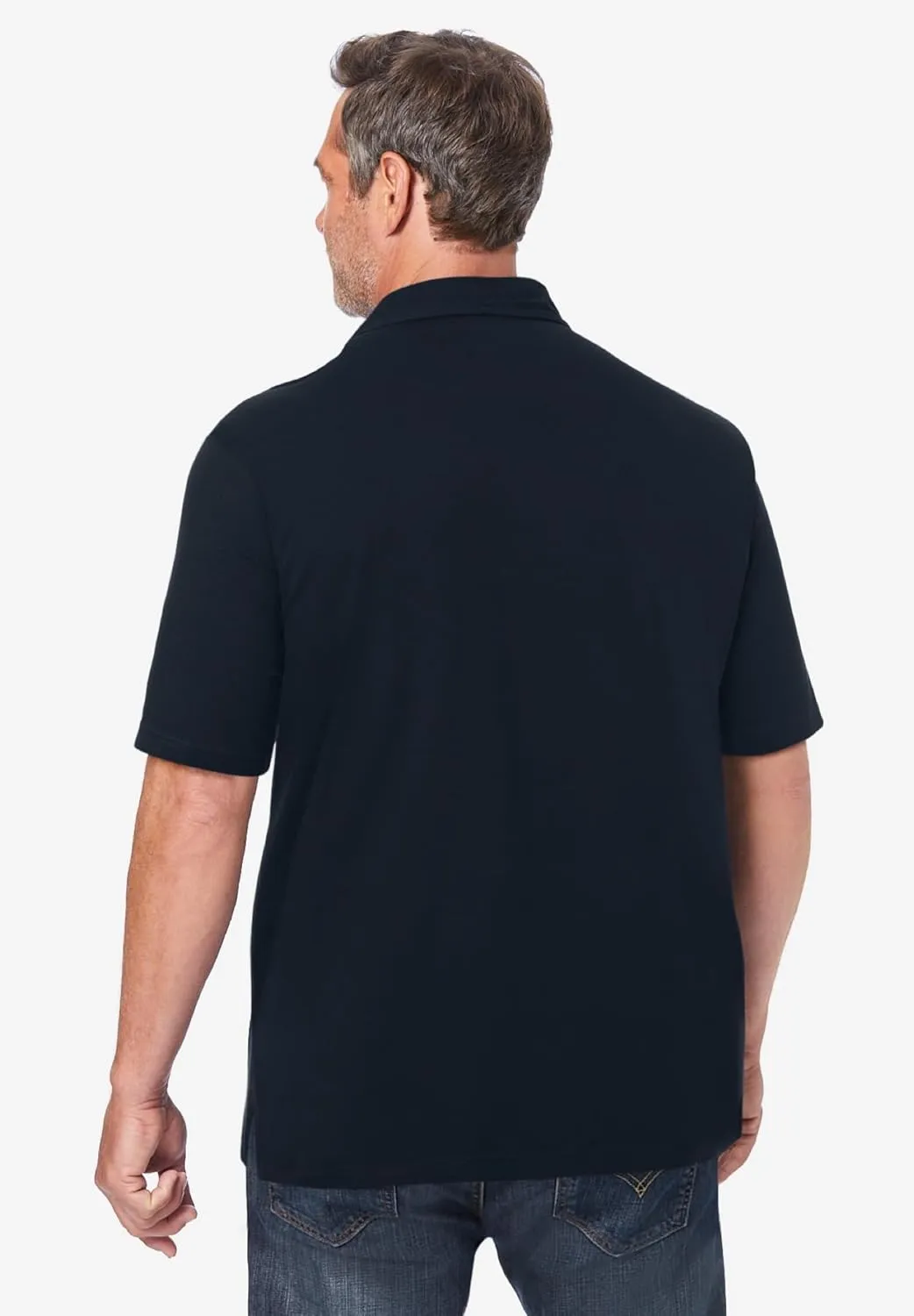 KingSize Men's Big & Tall Lightweight Jersey Polo