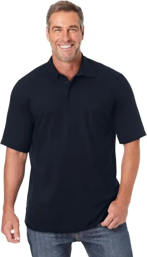 KingSize Men's Big & Tall Lightweight Jersey Polo