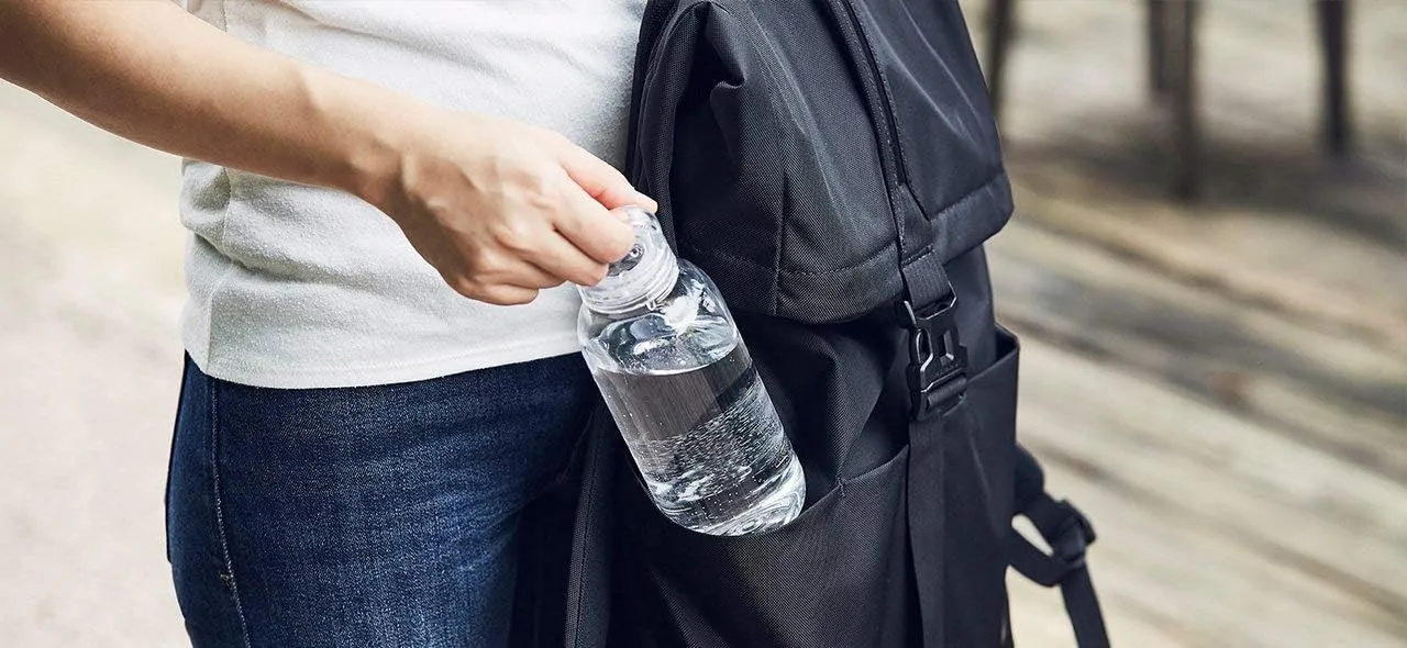 KINTO 20392 Water Bottle, 16.9 fl oz (500 ml), Amber, Lightweight, Dishwasher Safe, My Bottle