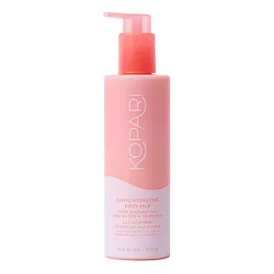 Kopari Hydrating Body Milk Lotion, Smooth Lightweight Feel, Deep Moisture for Instant Silky Skin, Infused with Shea Butter & Chamomile, Guava