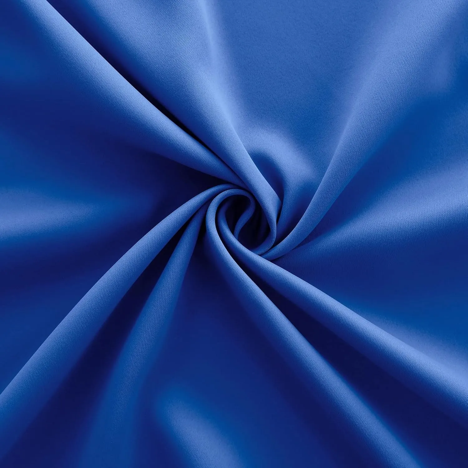 KOUFALL Cobalt Blue Blackout Curtains for Bedroom Decor 2 Panels Set Grommet Thermal Insulating Hanukkah Decorations for Window Classroom Home,72 Inch Length,Imperial Blue