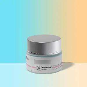 KRINAL Bright Water Cream - Hyaluronic Acid Moisturizer for Face | Lightweight & Hydrating Oil-Free Moisturizer for Men and Women