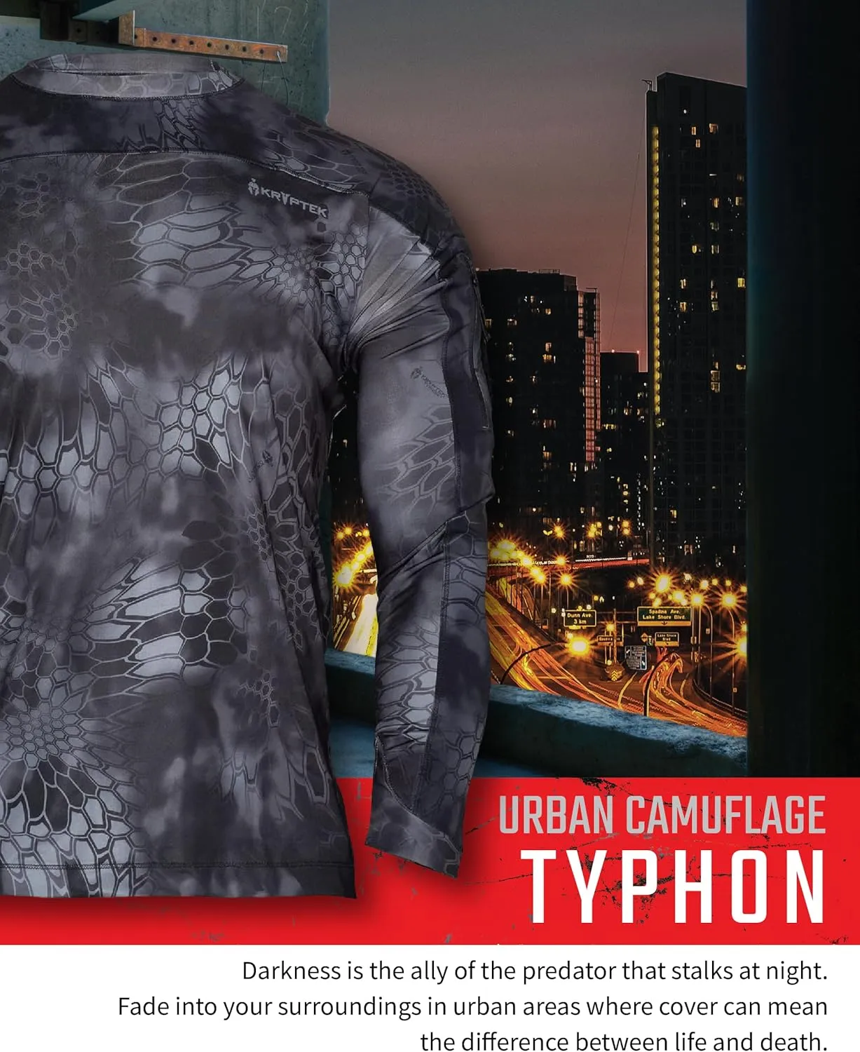 Kryptek Men’s Valhalla Lightweight Long Sleeve Camo Hunting Shirt