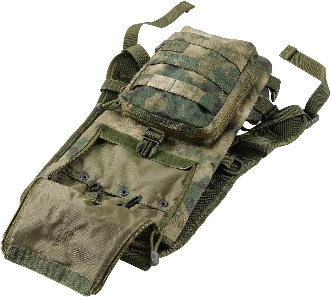 Lancer Tactical Lightweight Nylon Hydration Backpack - Ideal for EDM Music Festivals, Hiking, Running, Cycling, Airsoft, Hunting, and Climbing