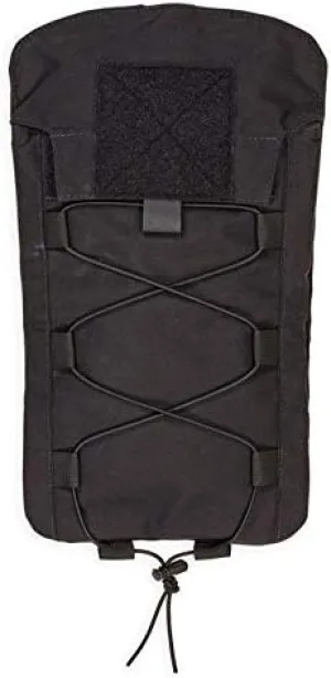 Large Hydration Pouch – Lightweight – for Single 3 Liter (100 oz) Bladder – Attaches with Back MOLLE – for Military, Law Enforcement, Medical, Combat Training – Unisex