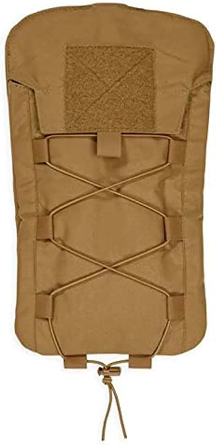 Large Hydration Pouch – Lightweight – for Single 3 Liter (100 oz) Bladder – Attaches with Back MOLLE – for Military, Law Enforcement, Medical, Combat Training – Unisex