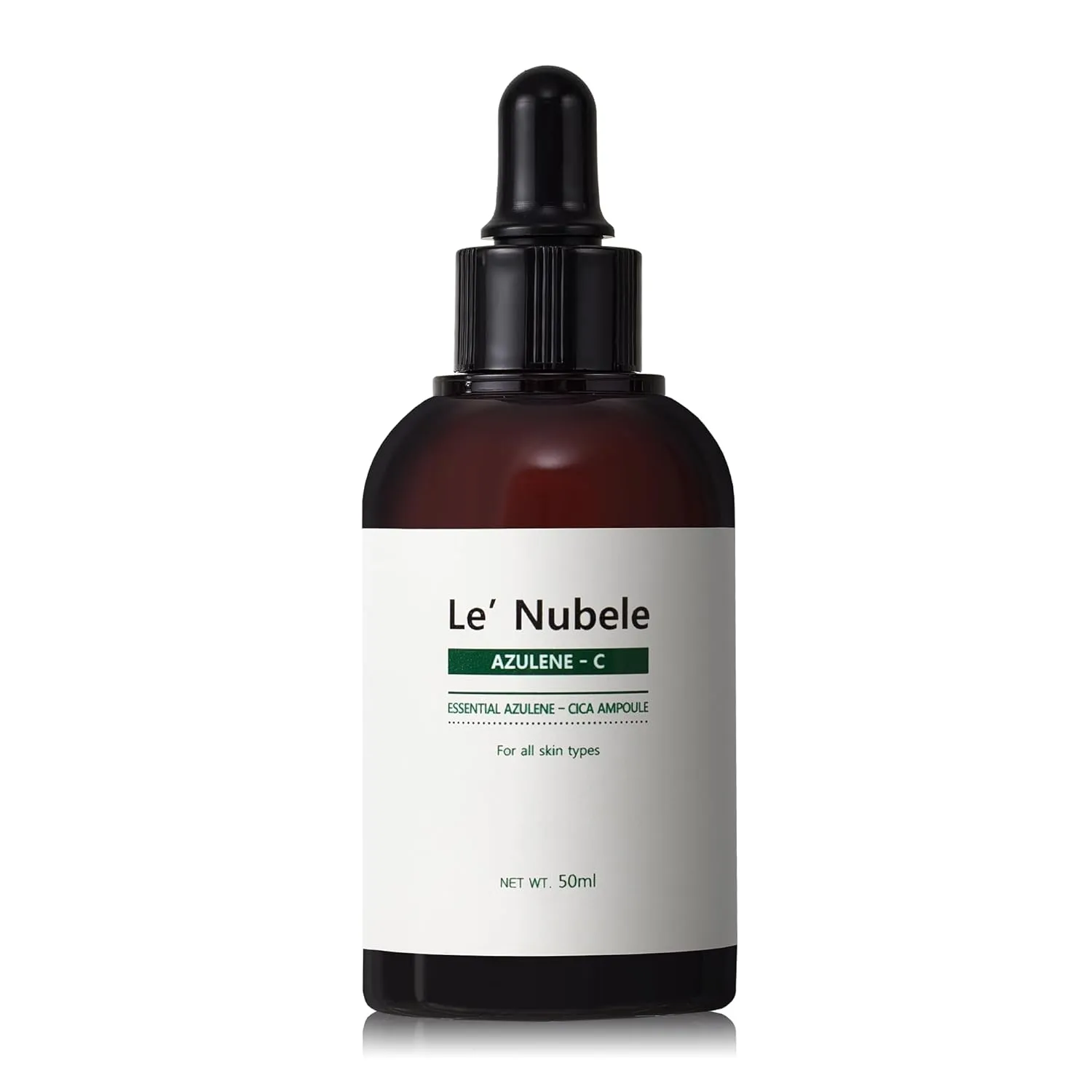 Le' Nubele Azulene Cica Ampoule | Korean Skincare for Sensitive Skin | Soothing & Hydrating Formula with Azulene & Centella Asiatica | NET. 1.69 fl. oz. / 50ml