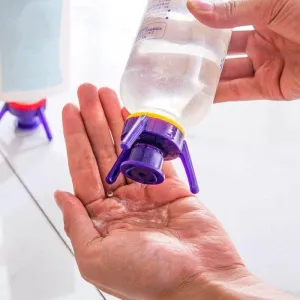 Leakproof Bottle Cap Stands - 6 Pack