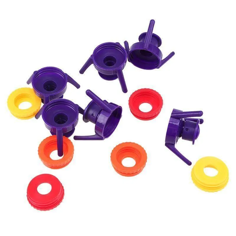 Leakproof Bottle Cap Stands - 6 Pack