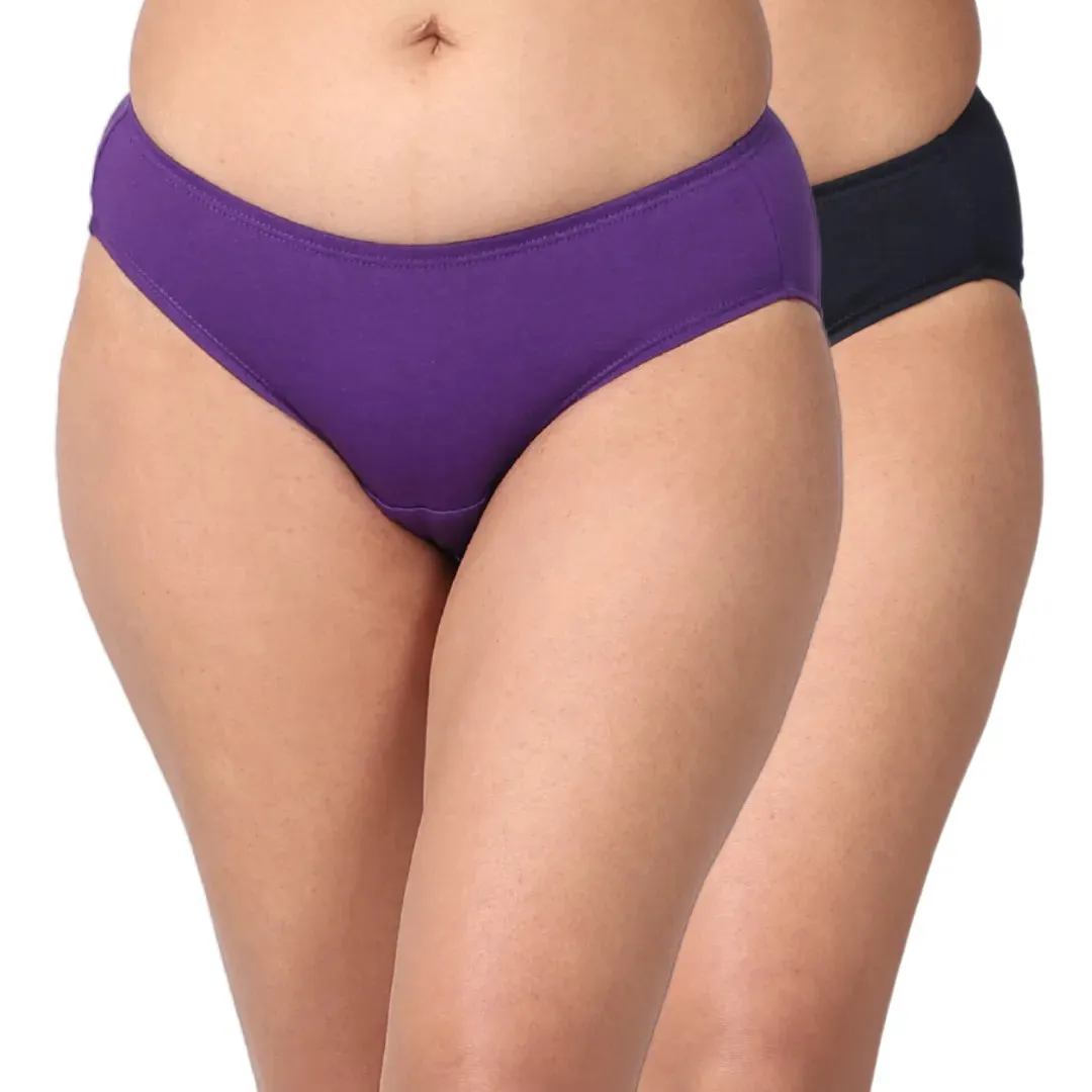LeakProof Daily Wear Panties | Brief Fit | Perfect For Unpredictable Periods | 2 Pack