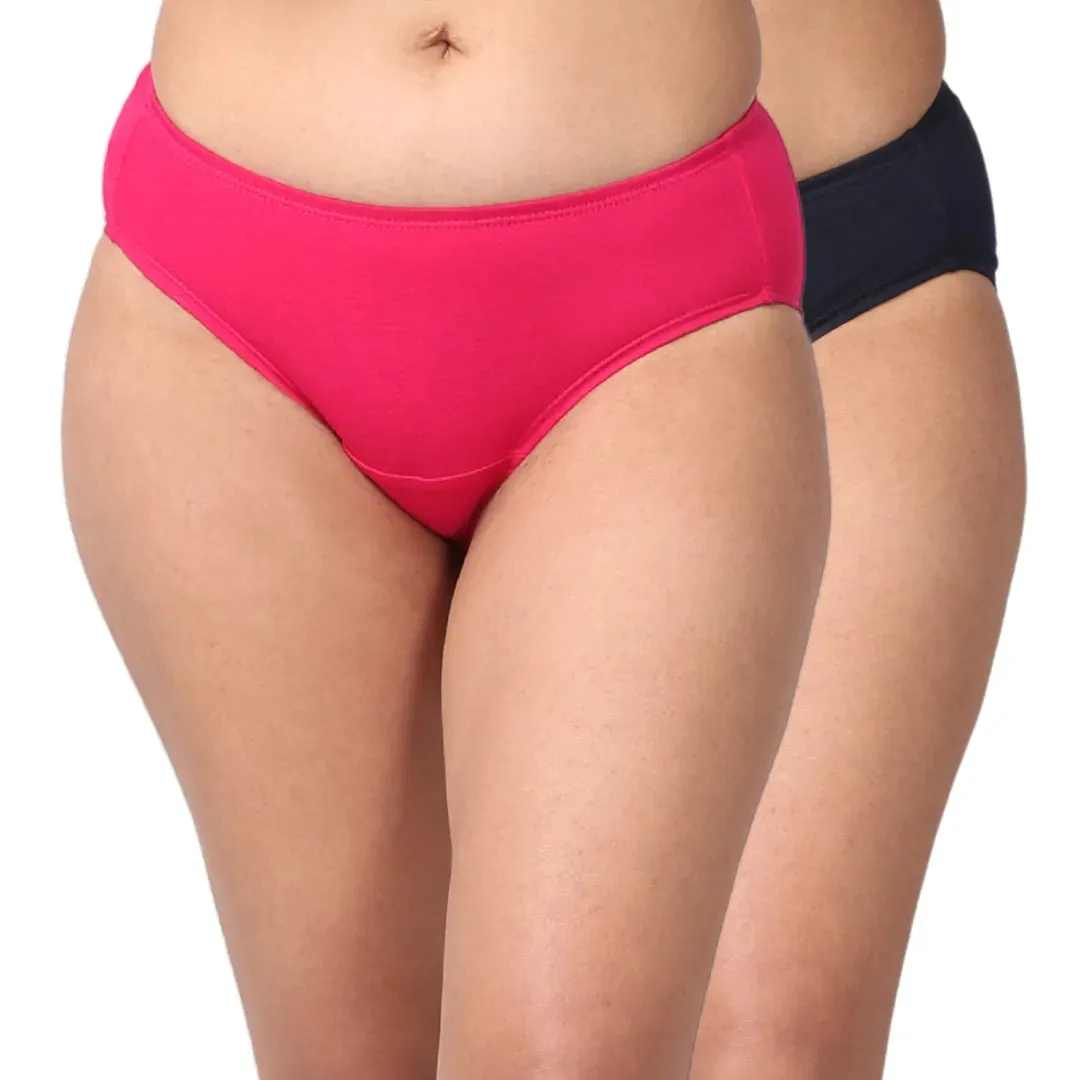 LeakProof Daily Wear Panties | Brief Fit | Perfect For Unpredictable Periods | 2 Pack