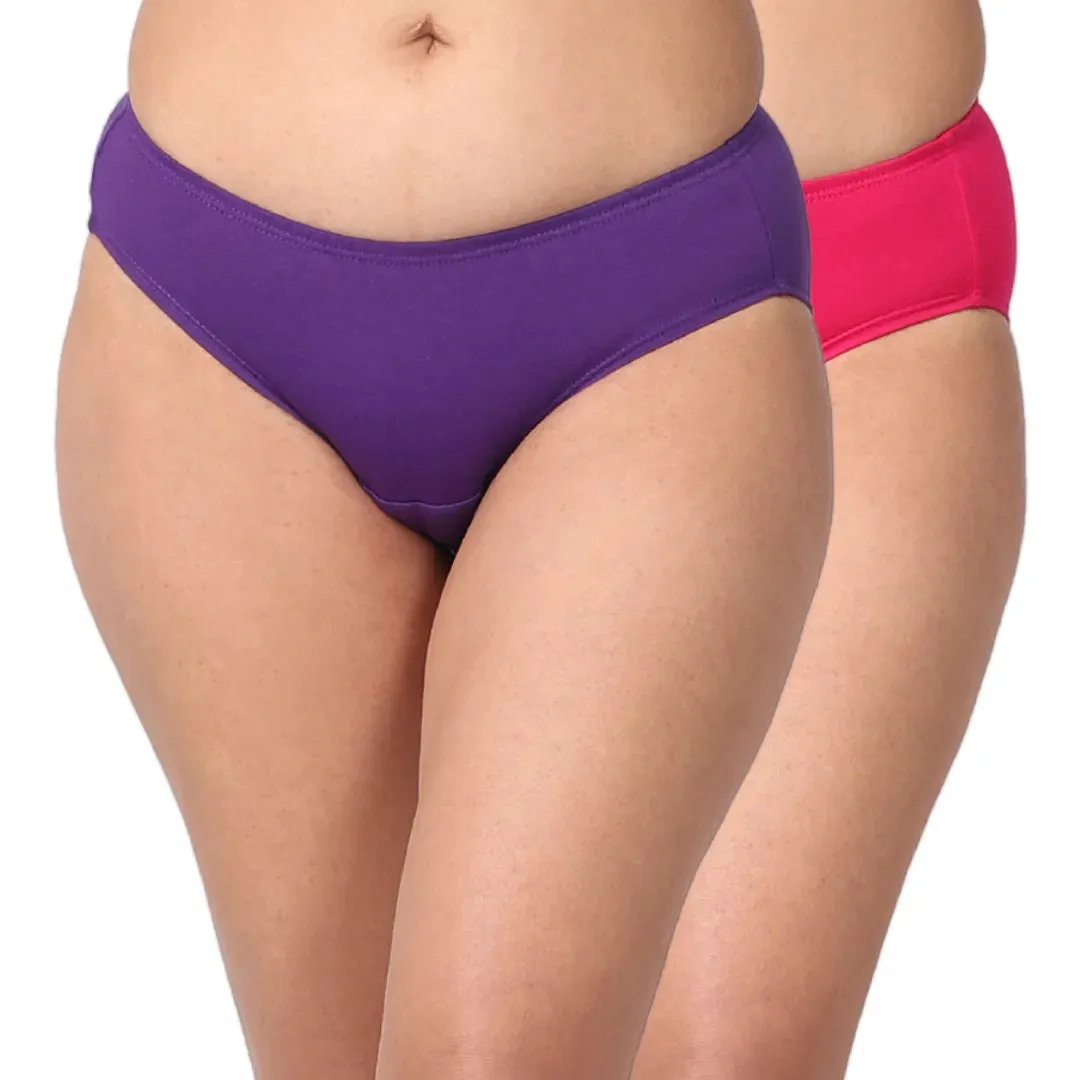 LeakProof Daily Wear Panties | Brief Fit | Perfect For Unpredictable Periods | 2 Pack