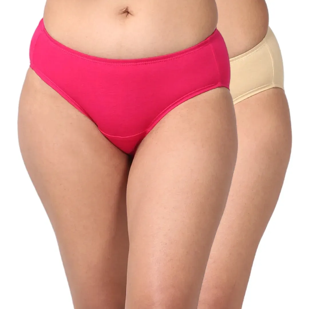 LeakProof Daily Wear Panties | Brief Fit | Perfect For Unpredictable Periods | 2 Pack