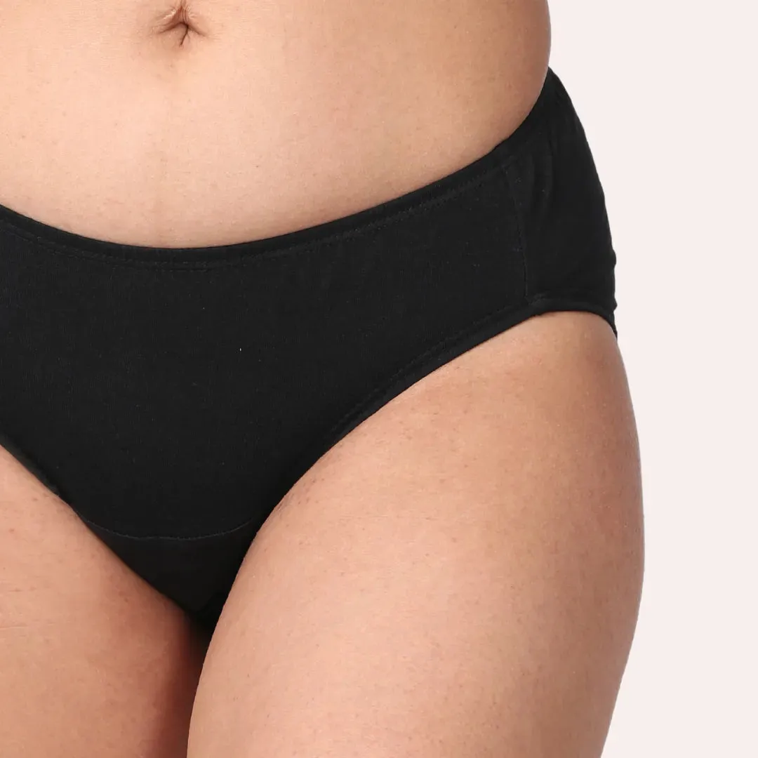 LeakProof Daily Wear Panties | Brief Fit | Perfect For Unpredictable Periods | 2 Pack
