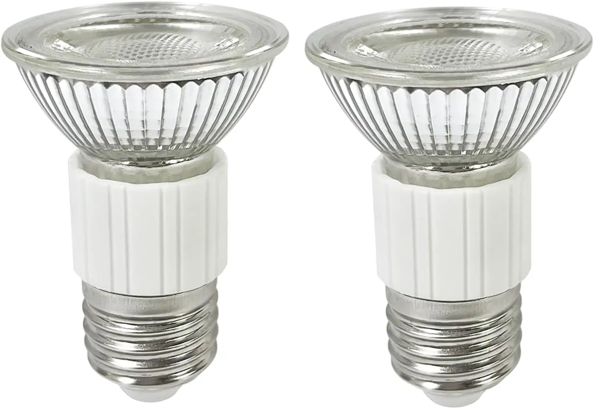 LED Home Appliance lamp 120V 5W 2-Pack Stove Hood Light Bulbs JDR E27 75MM，Z0B0011 Range Hood lamp Compatible with Zephyr, Dacor Range Hood